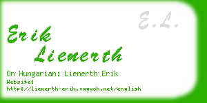 erik lienerth business card